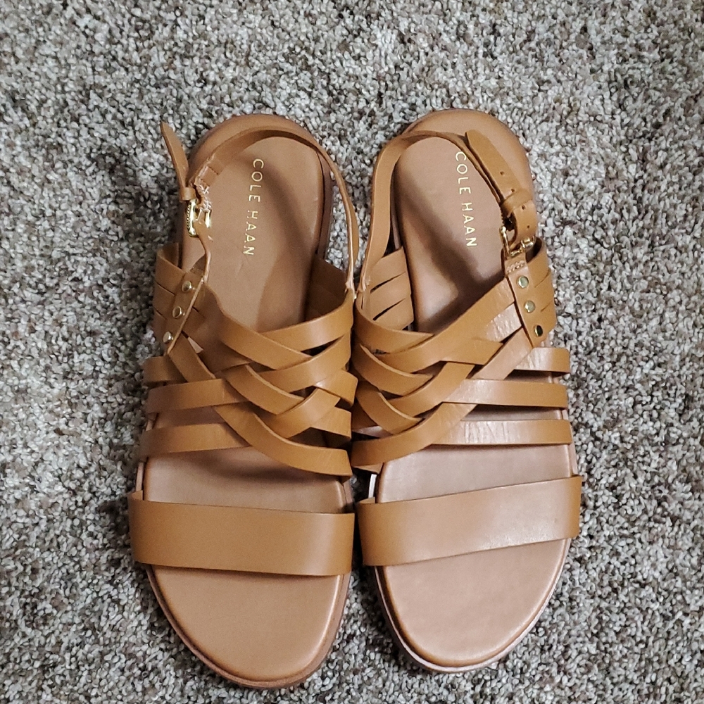 Cole Haan Women's‎ Brown Strappy Sandals